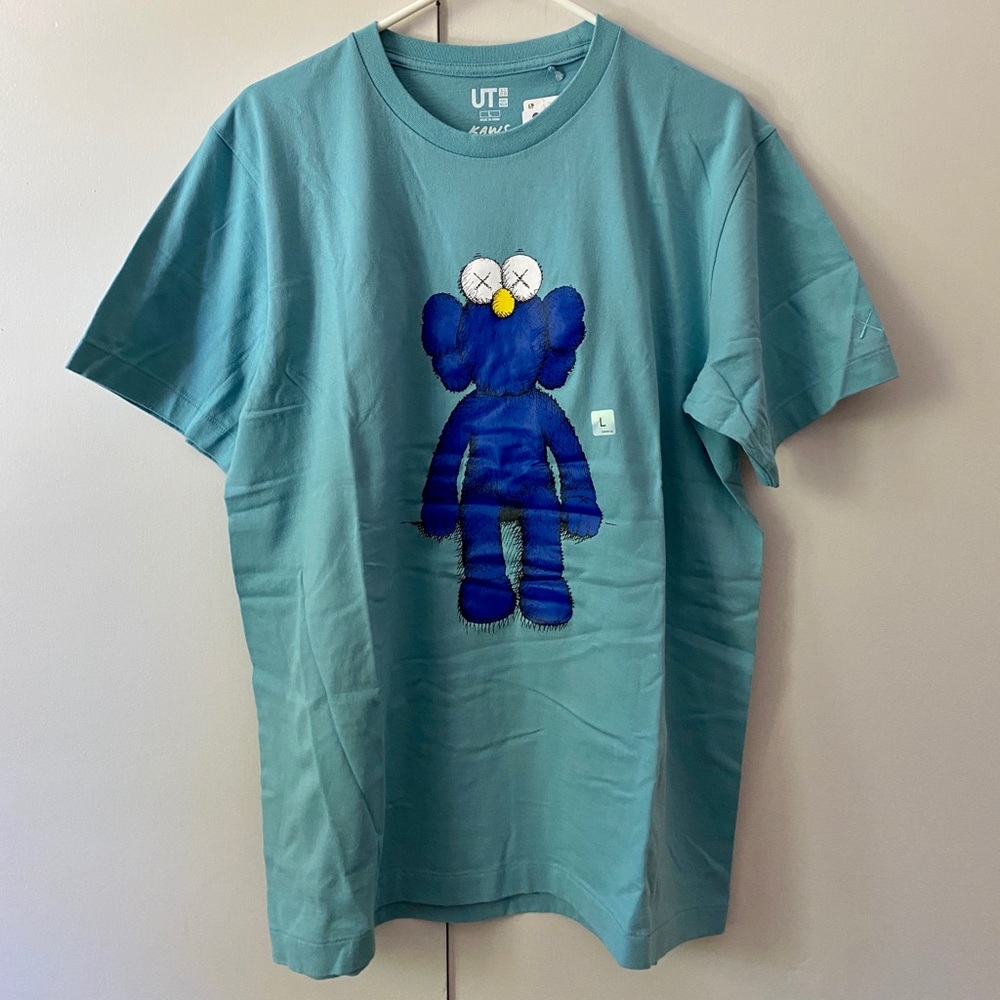 KAWS x Uniqlo Teal Graphic Tee